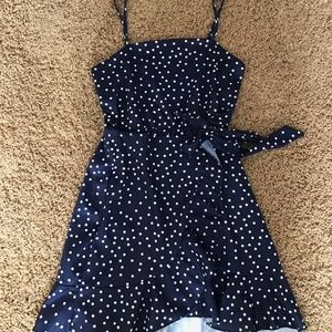Polka Dot Wrap Dress